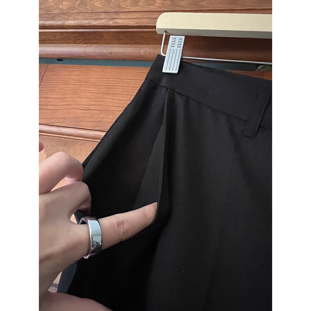 NWT Halara Women's High Waisted Pocket Straight Leg Work Pants Black Size M - Picture 6 of 14
